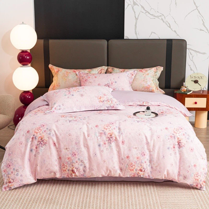 Printed Four-piece Bedding Set high quality